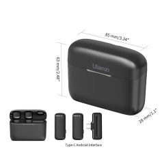 Ulanzi J12 Iphone 15 Serisi Kablosuz Yaka Mikrofonu (2883)