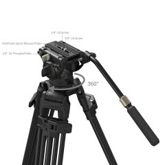 SmallRig AD-80S 5111 Profesyonel Video  Tipi Tripod Kiti