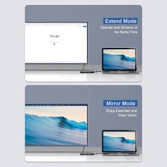 Dockteck DD0002 HDMI Ethernet 3xUSB 3.0 5 in 1 Multiport USB C Hub