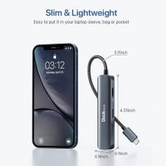 Dockteck DD0013 HDMI SD TF 2xUSB 3.0 5 in 1 Multiport USB C Hub