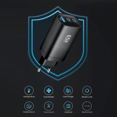 Asometech Gan RCE-6501 65W Hızlı Şarj Adaptörü