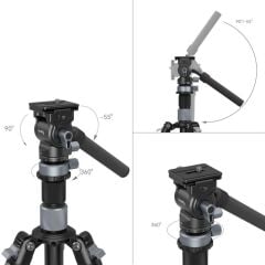 SmallRig 4221 Karbon Seyahat Video Tripod