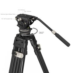 SmallRig  AD-80 4163 FreeBlazer  Alüminyum Alaşımlı Tripod Seti