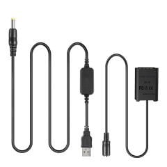 Raeisusp NP-BX1 Sony Kamera Kesintisiz Güç Kablosu USB Dummy (DC Coupler)