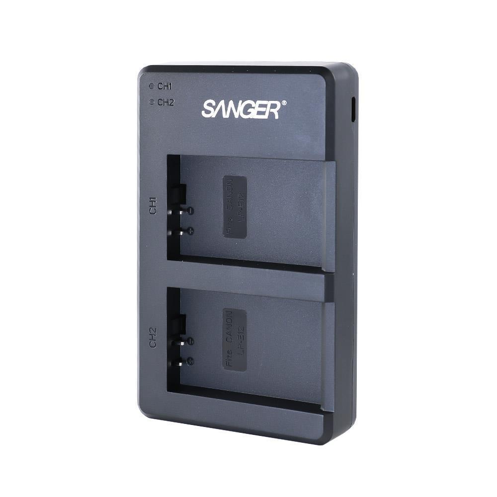 Sanger LP-E12 Canon Fotoğraf Makinesi İkili USB Batarya Şarj Aleti