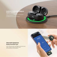 Boya Omic-D Wireless İkili Yaka Mikrofonu Lightning (Siyah)