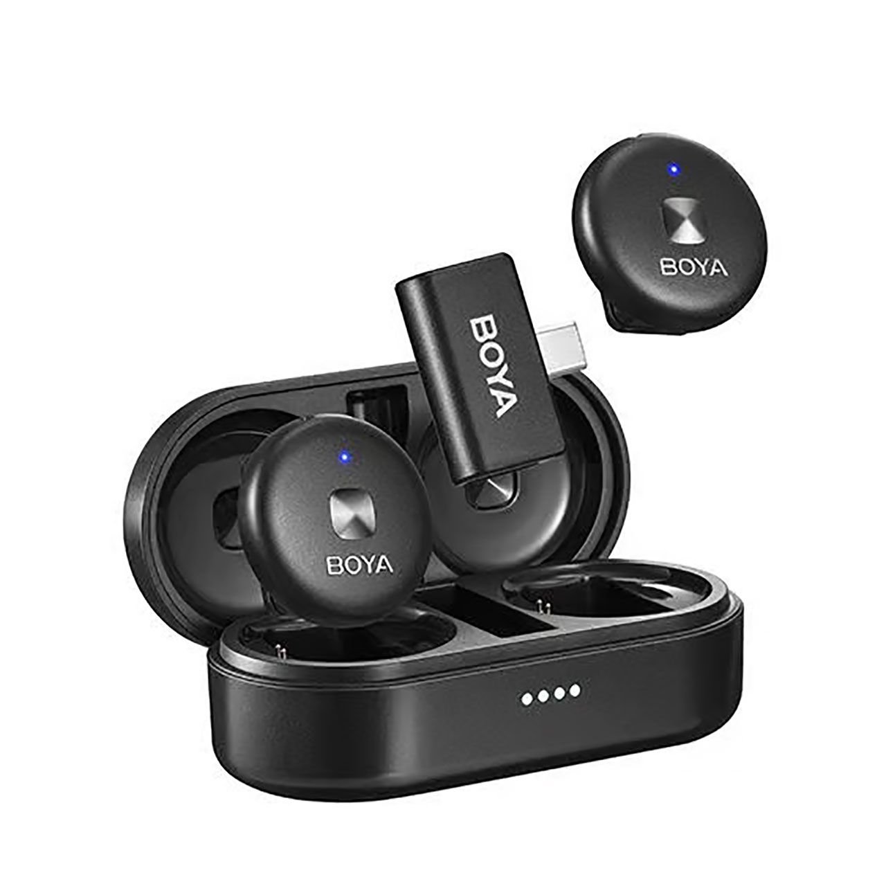 Boya Omic-U Wireless İkili Yaka Mikrofonu Type-C (Siyah)