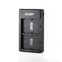 Sanger LP-E6 Canon Fotoğraf Makinesi İkili USB Batarya Şarj Aleti