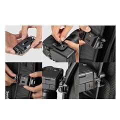 SmallRig 5053 Hızlı Çıkarma Montaj Plakalı  Kamera Klipsi Kiti