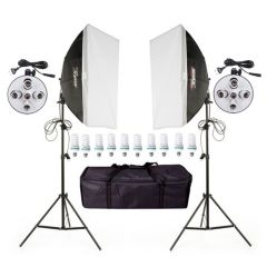 PDX ES-470 4 Duylu 2’li Softbox Işık Seti