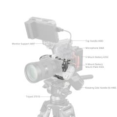 SmallRig 4770 Sony FX3 / FX30  için  HawkLock Hızlı Çıkarma Kafes Kiti