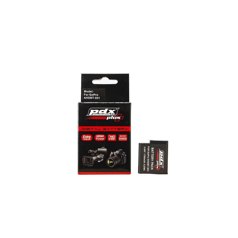 PDX AHDBT-501 Gopro Hero 5 6 7 Black Batarya