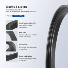 Rise(UK) 52mm-55mm Step-Up Ring Filtre Çevirici Adaptör