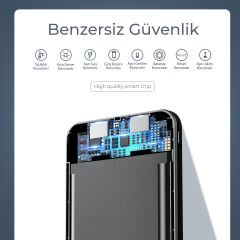 Deji DJ-03 20000mAh 22.5W Hızlı Powerbank Taşınabilir Şarj Cihazı