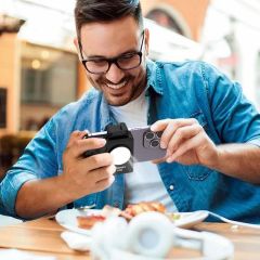 Ulanzi CG02 CapGrip Telefon Kamera Işıklı Deklanşörlü Grip