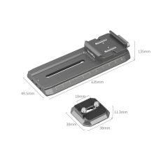 SmallRig 4638 DJI Sabitleyiciler için HawkLock H38 Manfrotto Hızlı Çıkarma Plakası