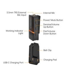 Comica Vimo Q (4) Kanallı Mini Kablosuz Mikrofon