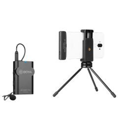 Boya BY-WM4 PRO-K5 Type-c Android Telefon Uyumlu Kablosuz Yaka Mikrofonu