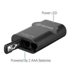 Boya BY-WM4 PRO-K5 Telefon Üzerine Takılan Küçük Alıcılı Kablosuz Yaka Mikrofonu