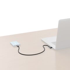 SmallRig 4790 USB-C (Düz) - USB-C (Açılı) Veri Kablosu (35 cm)
