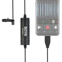 Boya BY-DM2 Android Telefon Yaka Mikrofonu