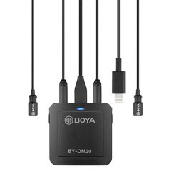 Boya BY-DM20 Bilgisayar ve Telefon İkili Stereo Yaka Mikrofonu