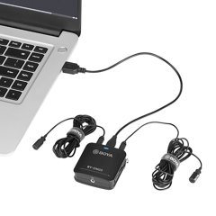 Boya BY-DM20 Bilgisayar ve Telefon İkili Stereo Yaka Mikrofonu