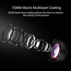 Markofist MF-IP15P-75mm Iphone 15 Pro 75mm Makro Lens Seti