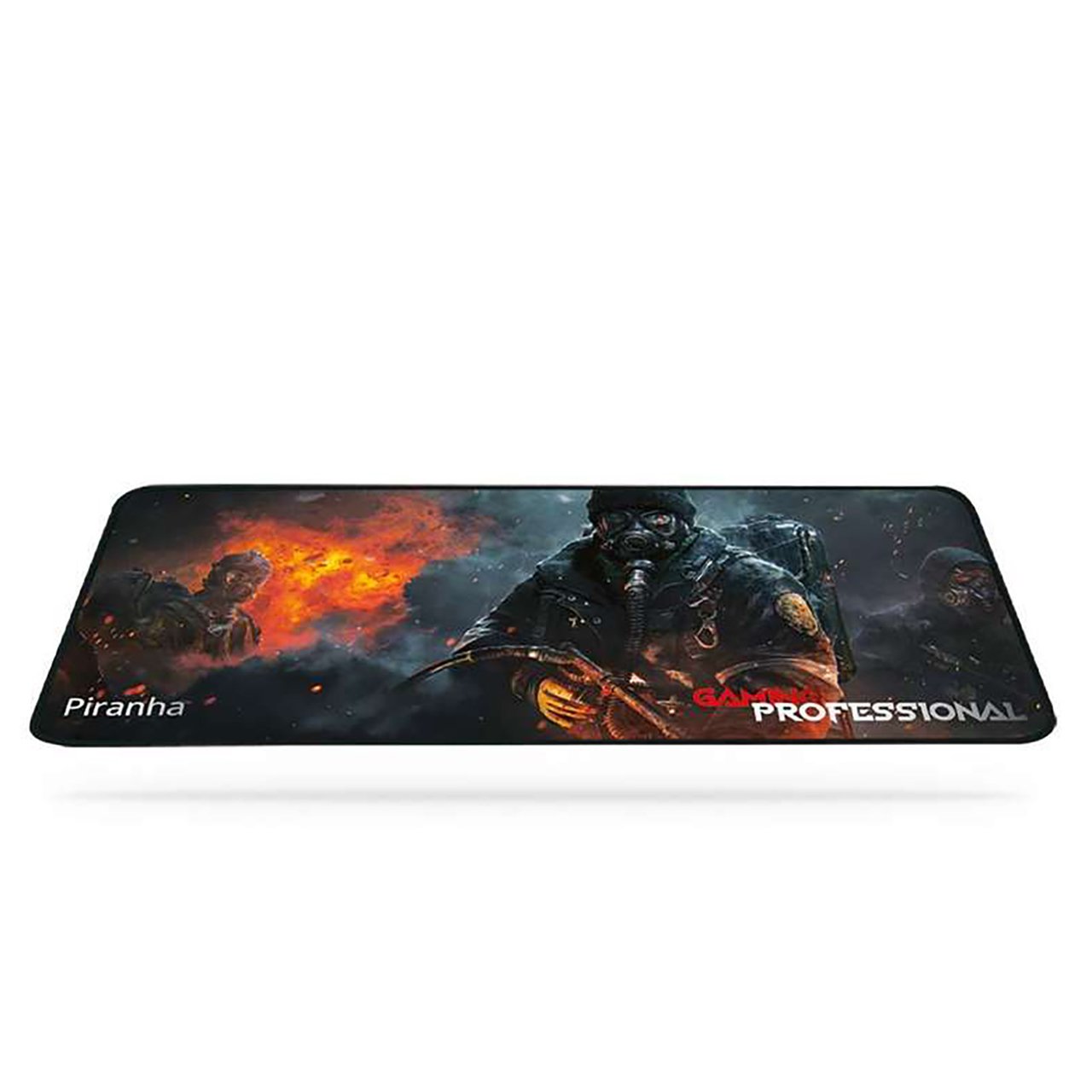 Piranha 7745B Büyük Boy Oyuncu Mouse Pad 30x70cm Siyah Kırmızı