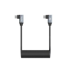 SmallRig 4793 USB-C (Açılı) - USB-C (Açılı) Sarmal Veri Kablosu