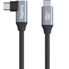 SmallRig 4791 USB-C (Düz) - USB-C (Açılı) Veri Kablosu (60 cm)
