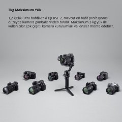 DJI RSC 2 Pro Combo Gimbal Stabilizer - Distribütör Garantili