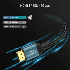 CableCreation CC1082 HDMI - HDMI Kablo 2m 8K Ultra-HD