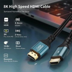 CableCreation CC1082 HDMI - HDMI Kablo 2m 8K Ultra-HD