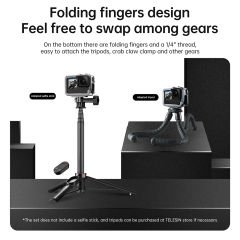 Telesin GP-FMS-G11 Gopro Hero 9 10 11 12 Vlog Case Metal Kafes