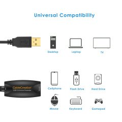 CableCreation CD0034 USB-A Usb Uzatma Kablosu 5m