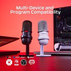HyperX Solocast Oyuncu Mikrofonu Beyaz