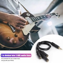 Markofist MF-SK11 3.5mm Stereo Kulaklık Mikrofon Çoklayıcı Üçlü