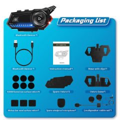 Angeleye BT57 İntercom (Motosiklet Bluetooth Mikrofonlu Kulaklık)