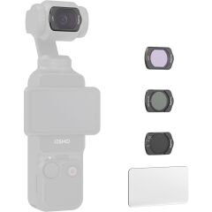 SmallRig 4776 DJI Osmo Pocket 3  için VND2-5 /  ND16/CPL / LPF Filtresi / Ekran Koruyucu Filtre Kiti