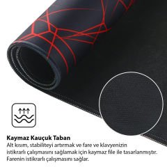 Markofist MF-MP7030A Büyük Boy Oyuncu Mouse Pad 30x70cm
