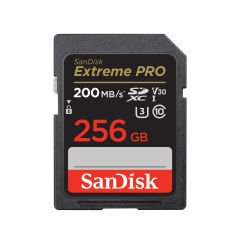 Sandisk Extreme Pro 256GB 200mb/s SDXC Hafıza Kartı