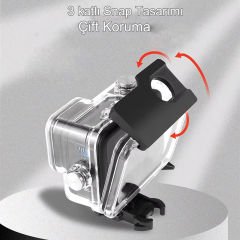 Markofist MF-GA215 Gopro Hero 9 10 11 12 Black Housing