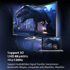 Markofist MF-GSK95 8K AOC Armored Optik Hdmi Kablo 30m