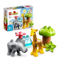 LEGO Duplo Vahşi Afrika Hayvanları 10 Parça (10971) - 2 Yaş ve Üzeri Oyuncak Yapım Seti