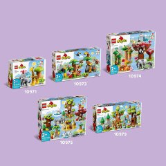 LEGO Duplo Vahşi Afrika Hayvanları 10 Parça (10971) - 2 Yaş ve Üzeri Oyuncak Yapım Seti