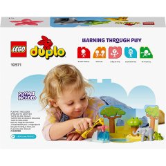 LEGO Duplo Vahşi Afrika Hayvanları 10 Parça (10971) - 2 Yaş ve Üzeri Oyuncak Yapım Seti