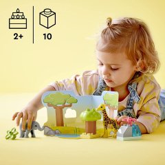 LEGO Duplo Vahşi Afrika Hayvanları 10 Parça (10971) - 2 Yaş ve Üzeri Oyuncak Yapım Seti