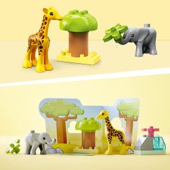 LEGO Duplo Vahşi Afrika Hayvanları 10 Parça (10971) - 2 Yaş ve Üzeri Oyuncak Yapım Seti