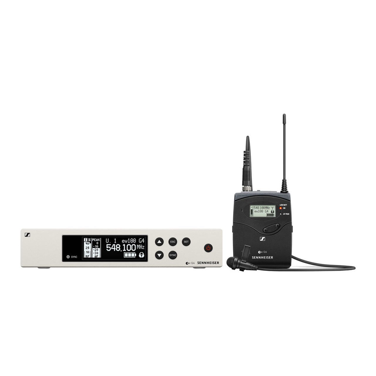 Sennheiser EW 100 G4-ME2 Kablosuz Yaka Mikrofonu Rack Tip (566-608mhz)